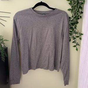 Long sleeve cropped shirt